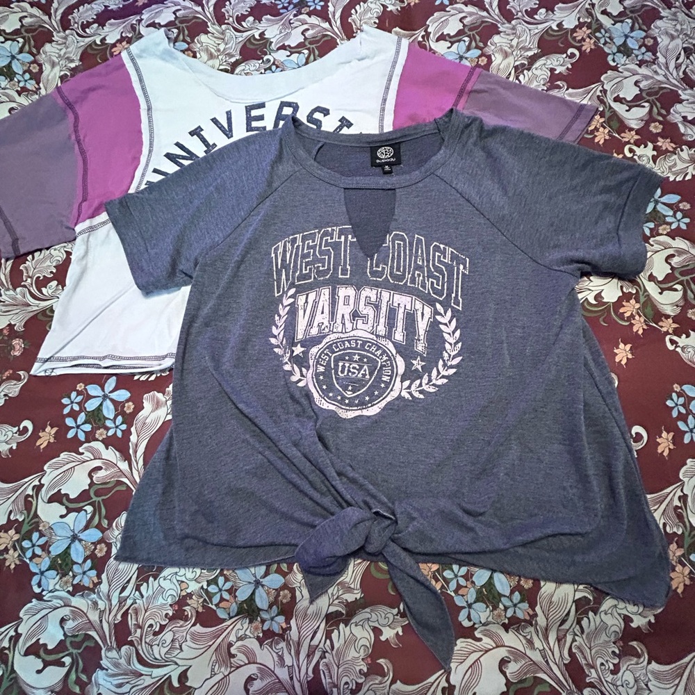 Bobeau (Nordstrom) 2 Pack Varsity Tees
